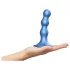 Strap-on-me - dildo com bolas e ventosa - silicone azul - tamanho S