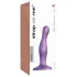 Strap-on-me Curvy S - dildo ondulado com ventosa (roxo)