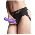 Strap-on-me Curvy S - dildo ondulado com ventosa (roxo)