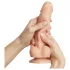 Strap-on-me - dildo com ventosa dupla camada - cor natural