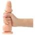 Strap-on-me - dildo com ventosa dupla camada - cor natural