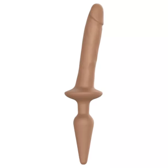 Strap-on-me Switch Realistic S - dildo 2 em 1 de silicone (cor natural)