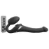 Strap-on-me - vibrador strap-on com pulsação de ar - silicone preto