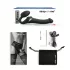 Strap-on-me - vibrador strap-on com pulsação de ar - silicone preto