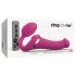 Strap-on-me M - vibrador de ondas de ar ajustável (pink)
