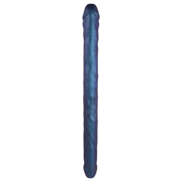 Strap-on-me - dildo duplo - silicone azul metálico