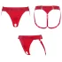 Strap-on-me - cinta regulável para dildo - XS a XXL - vermelho