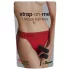 Strap-on-me - cinta regulável para dildo - XS a XXL - vermelho