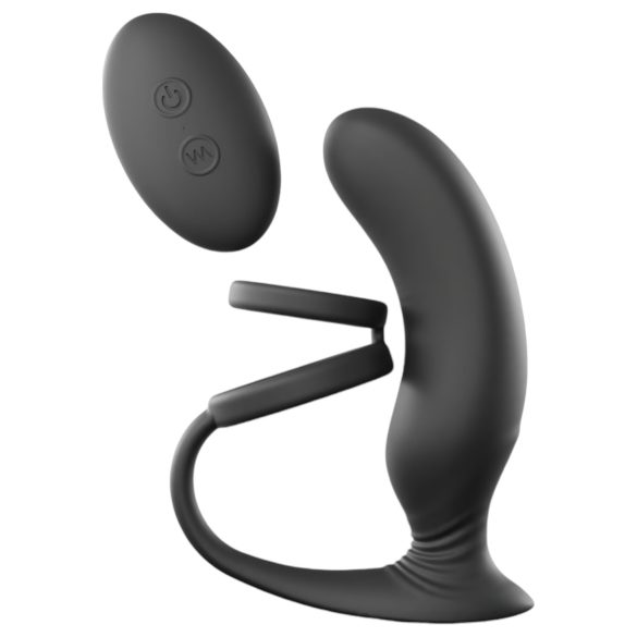 Love to Love - vibrador de próstata com anel (preto)