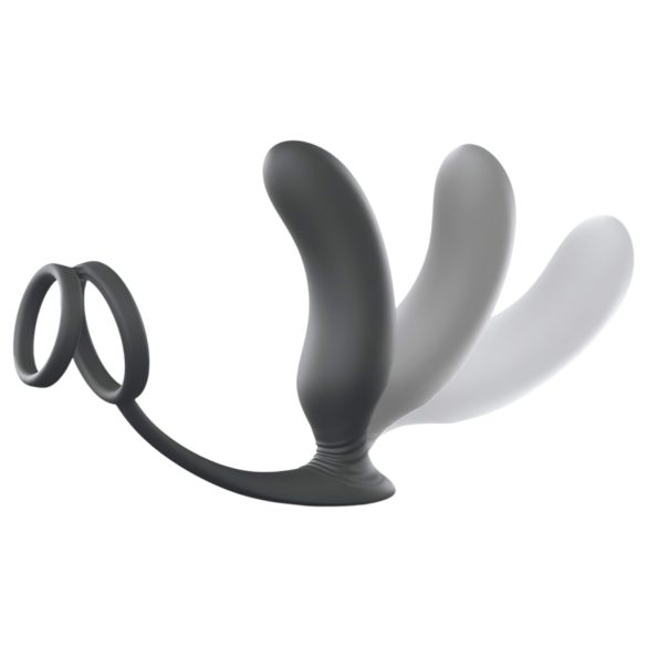 Love to Love - vibrador de próstata com anel (preto)