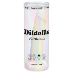 Dildolls Fantasia - Dildo listrado com ventosa de silicone