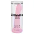 Dildolls Glitzy - dildo de silicone com ventosa (rosa)