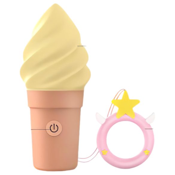 Love to Love Cand Ice - vibrador recarregável de clitóris (baunilha)