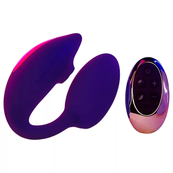 Love to Love Wonderlover - Vibrador G-ponto e clitóris (roxo escuro)