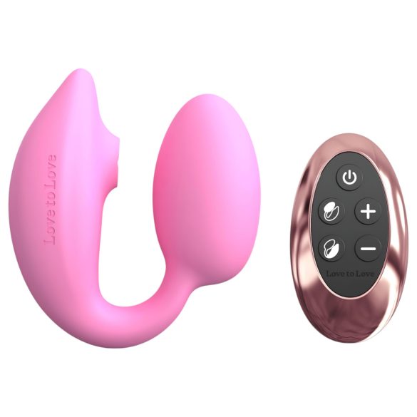 Love to Love Wonderlover - Vibrador ponto G e clitóris (rosa)