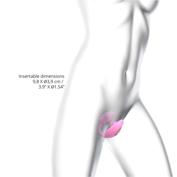 Love to Love Wonderlover - Vibrador ponto G e clitóris (rosa)