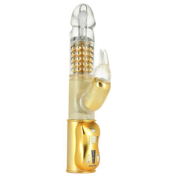 Dorcel Orgasmic Rabbit - vibrador com estimulador de clitóris (dourado)