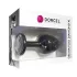 Dorcel Geisha Plug Diamond XL - plug anal com pedra branca (preto)