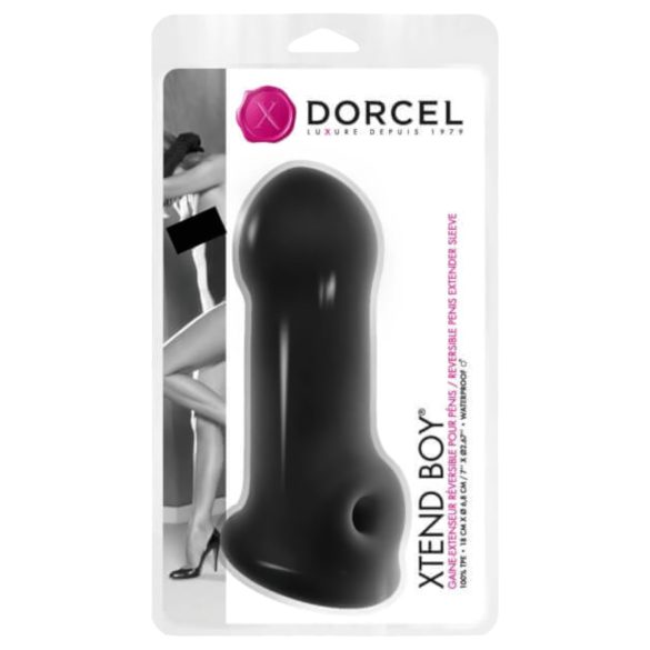 Dorcel Xtend Boy - capa peniana silicone preto