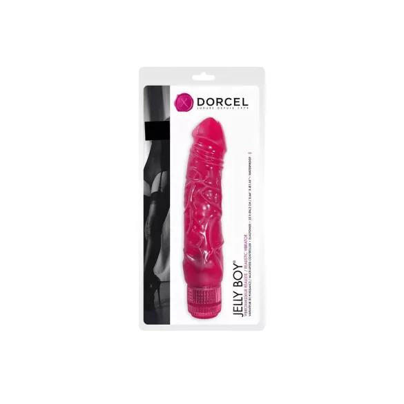 Dorcel Jelly Boy - vibrador realista, gelatinoso (rosa)