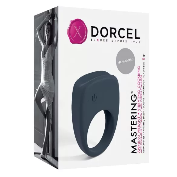 Dorcel Mastering - anel peniano vibratório recarregável (cinza)