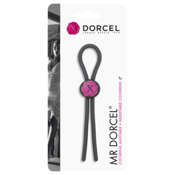 Dorcel Mr. Dorcel - anel peniano ajustável - silicone cinza