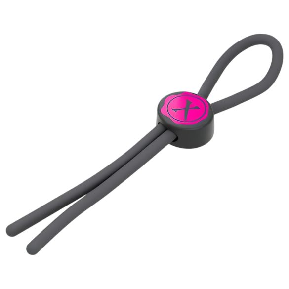 Dorcel Mr. Dorcel - anel peniano ajustável - silicone cinza