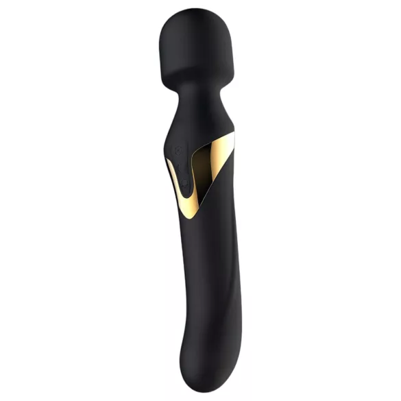 Dorcel - vibrador massajador 2 em 1 - estimulação dupla - silicone preto
