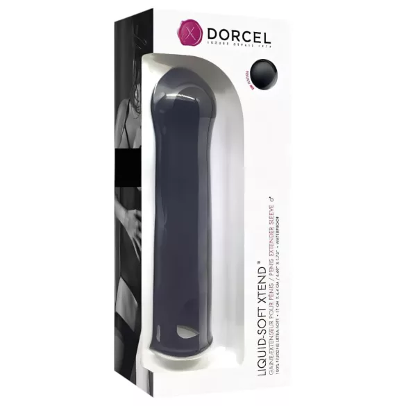 Dorcel Liquid-soft Xtend - capa peniana (preta)