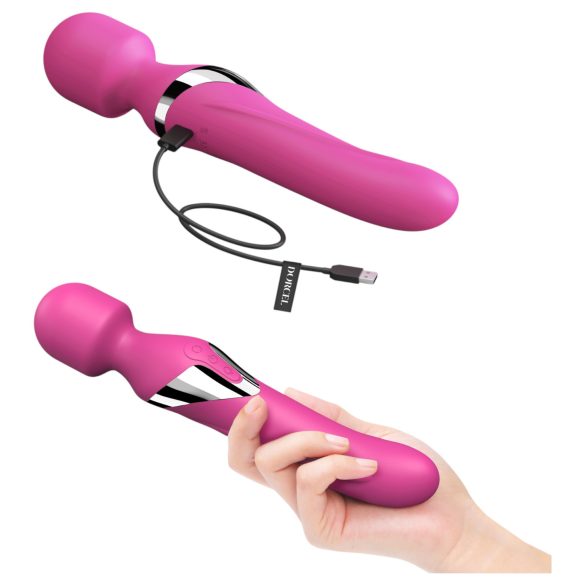 Dorcel - vibrador 2 em 1 recarregável - massajador clitóris e ponto G - rosa
