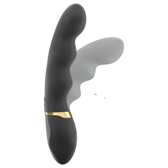 Dorcel Too Much 2.0 - vibrador recarregável 3 motores - silicone preto dourado