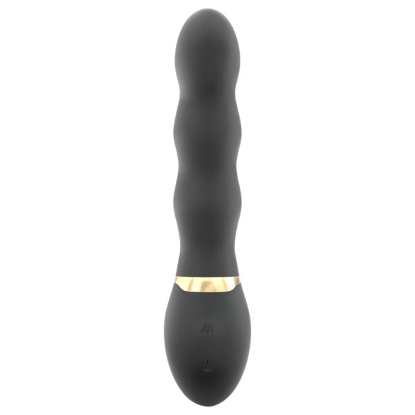 Dorcel Too Much 2.0 - vibrador recarregável 3 motores - silicone preto dourado