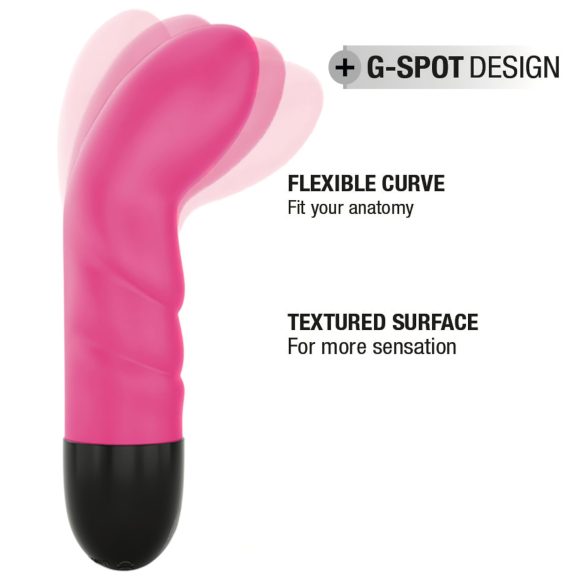 Dorcel Expert G 2.0 - Vibrador recarregável para o ponto G (rosa)