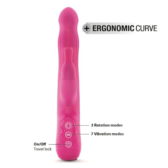 Dorcel Baby Rabbit 2.0 - vibrador recarregável com estimulador (rosa)