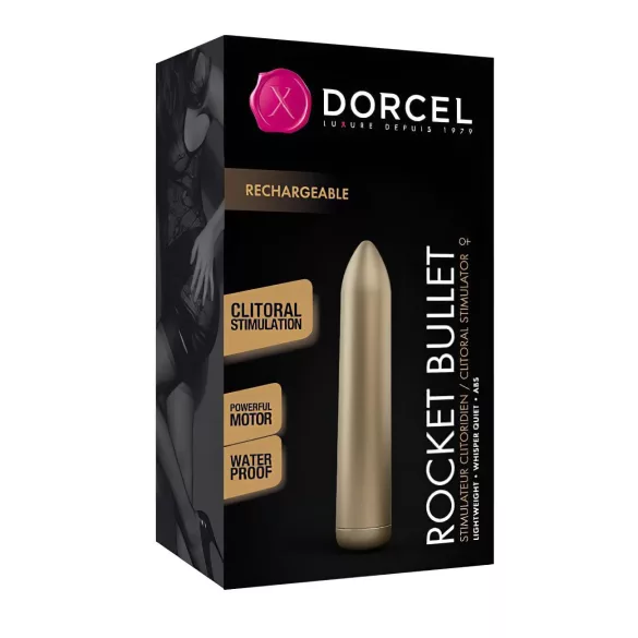 Dorcel - vibrador bullet recarregável - dourado
