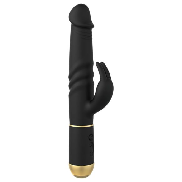 Dorcel - vibrador rabbit com função de impulso e estimulador clitóris - preto