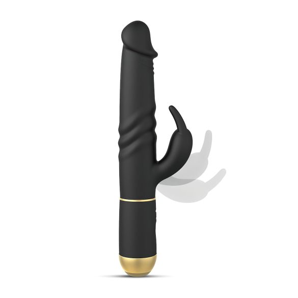 Dorcel - vibrador rabbit com função de impulso e estimulador clitóris - preto