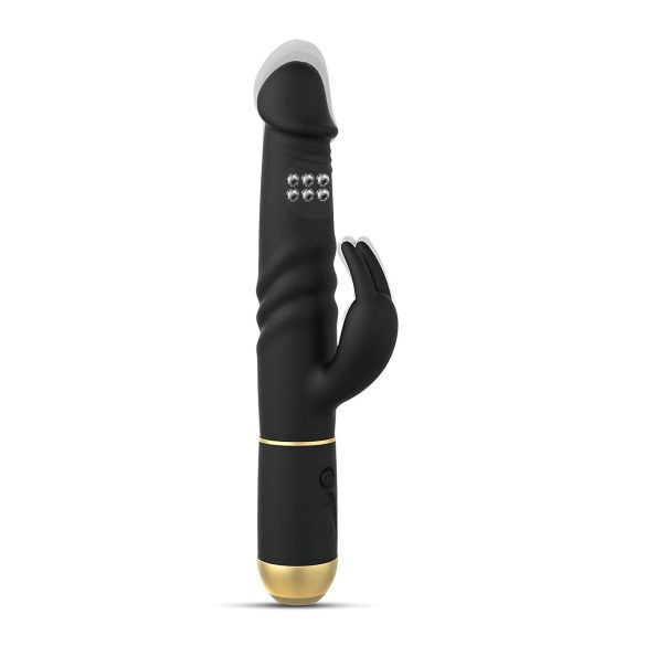 Dorcel - vibrador rabbit com função de impulso e estimulador clitóris - preto