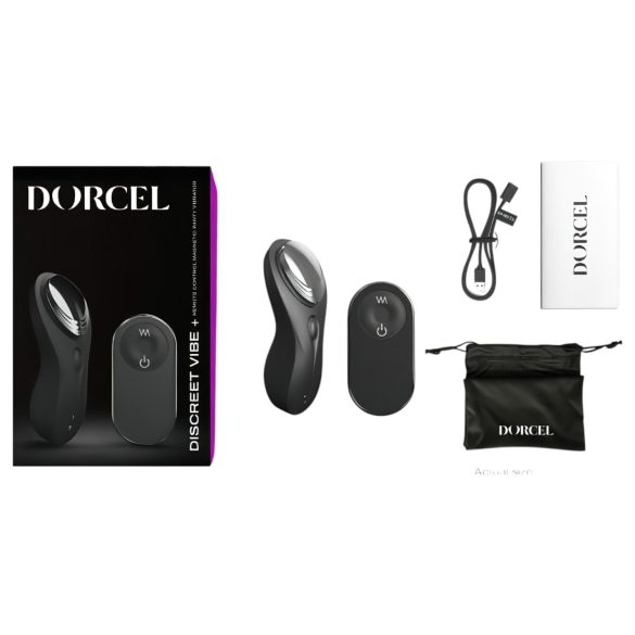 Vibrador discreto recarregável com controle remoto (preto)