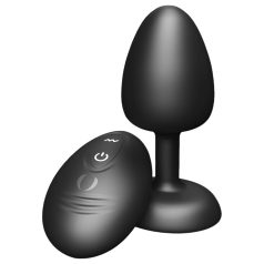   Dorcel - vibrador anal com bolinhas e controle remoto M - (preto)