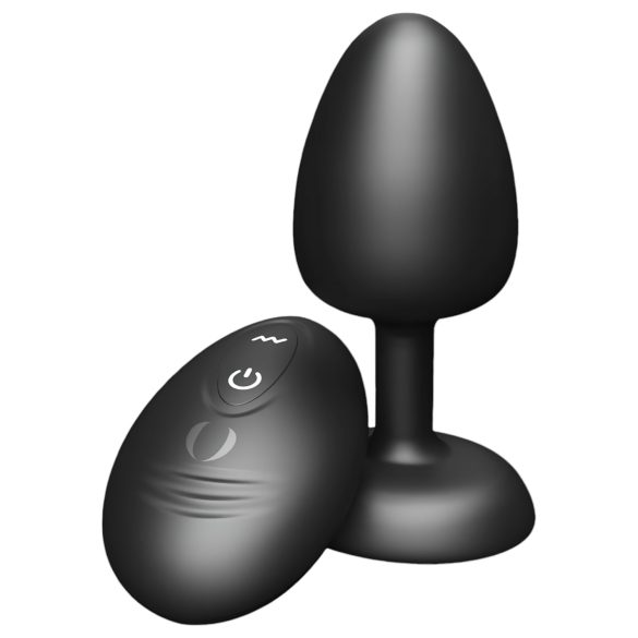Dorcel - vibrador anal com bolinhas e controle remoto M - (preto)
