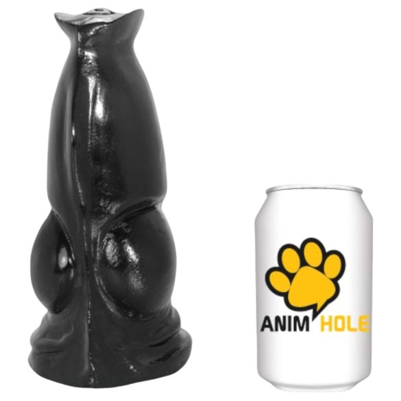 AnimHole Wolf - dildo formato lobo - 21cm - preto