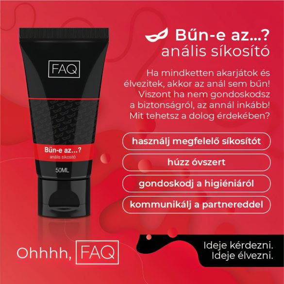 FAQ - É pecado...? lubrificante anal (50ml)