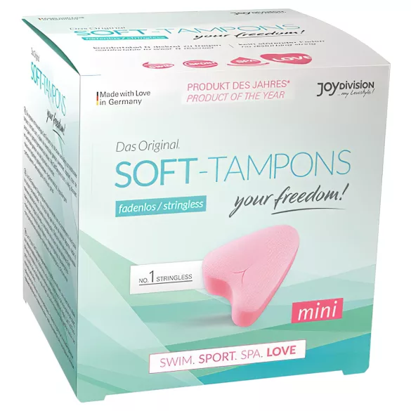 Joydivision Soft-Tampons mini - tampão sem fio (3 unid.)