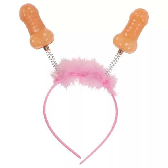 Tiara com pénis (rosa-natural)