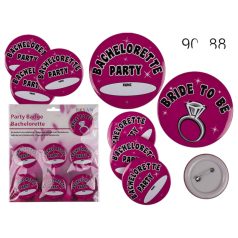 Broches para despedida de solteira (rosa)
