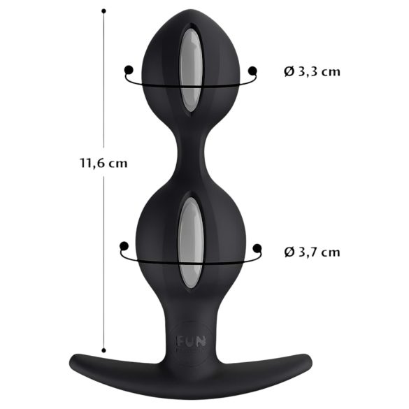 Fun Factory - bolas anais duplas - silicone lilás