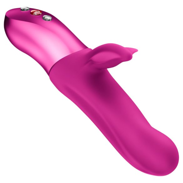 Fun Factory Bi Stronic Fusion - vibrador impulsionador com estimulador de clitóris (rosa)