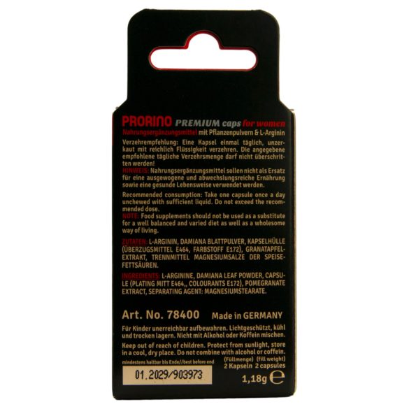 PRORINO - suplemento feminino cápsulas - 2 unidades