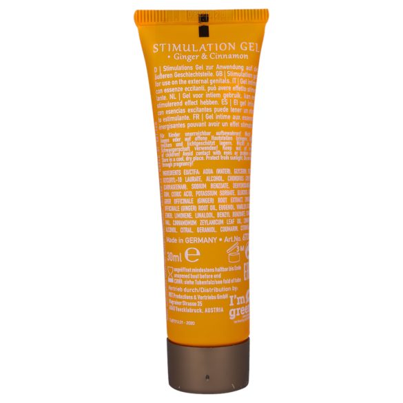 HOT Shiatsu - creme estimulante feminino - gengibre e canela - 30ml